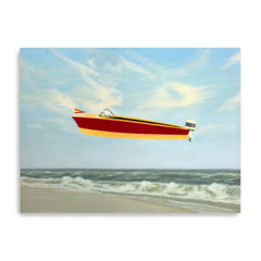 Speedboat Canvas Giclee - Wall Art