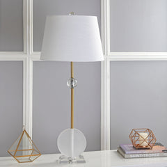 Spencer Crystal/Metal LED Table Lamp - Table Lamps
