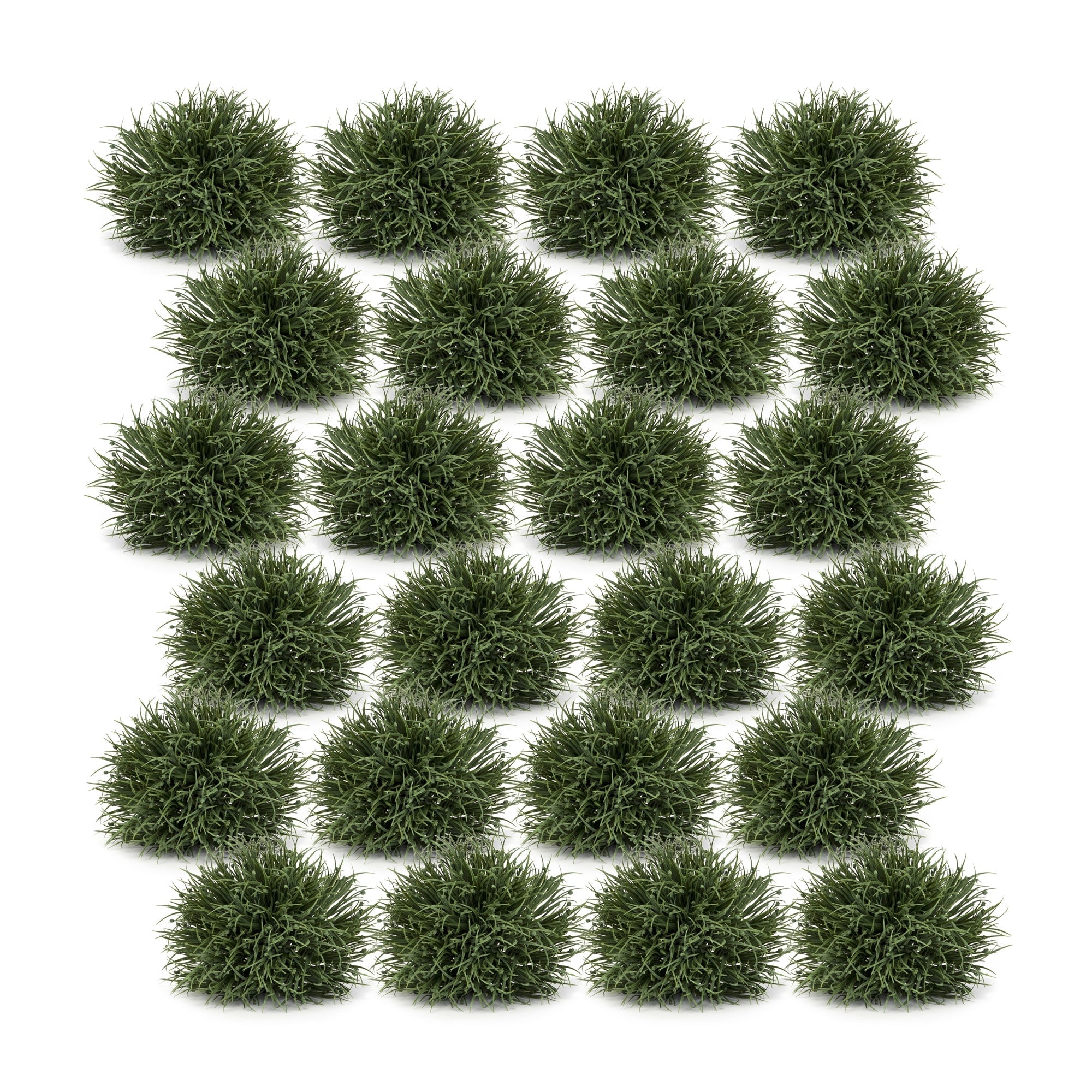 Melrose International Spring Grass Half Orb (Set of 12)