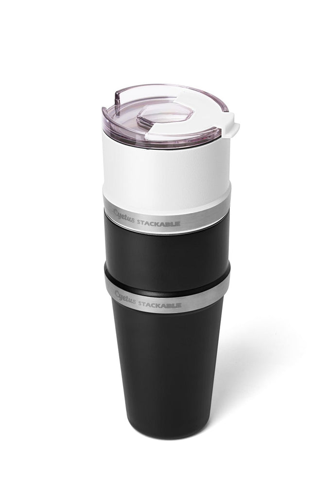Stainless Steel Vacuum Insulated Stackable Coffee Tumbler Cup- 2 Piece - Home Goods