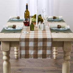 Stone Buffalo Check Table Runner 14x72 - Table Runners
