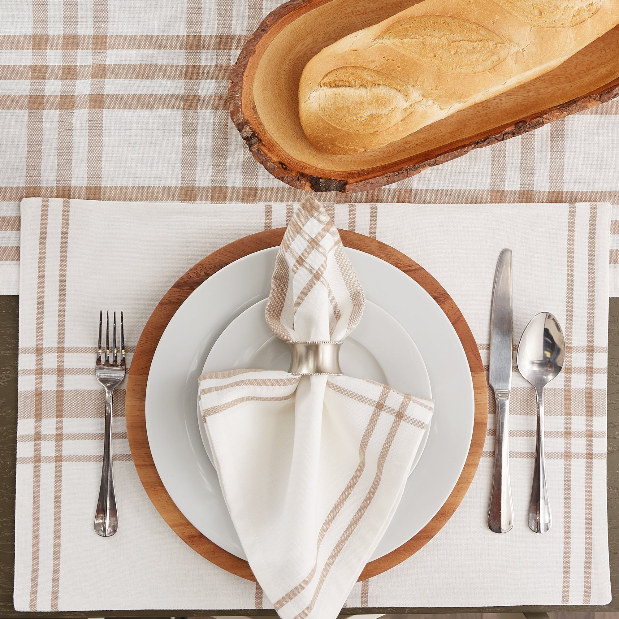 Stone-Home-Sweet-Farmhouse-Napkins,-Set-Of-6-Napkins