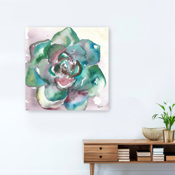 Succulent Watercolor IV Canvas Giclee - Wall Art