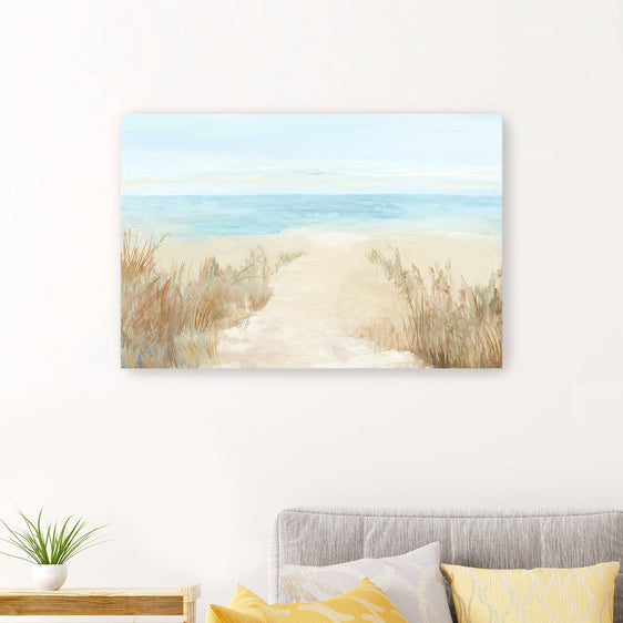 Sunny-Beach-I-Canvas-Giclee-Wall-Art-Wall-Art