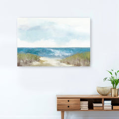 Sunny-Beach-Ii-Canvas-Giclee-Wall-Art-Wall-Art