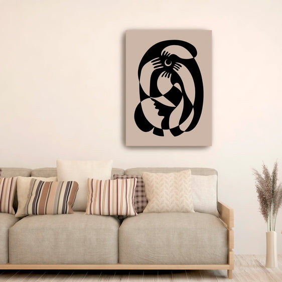 Talking to the Moon Canvas Giclee - Wall Art