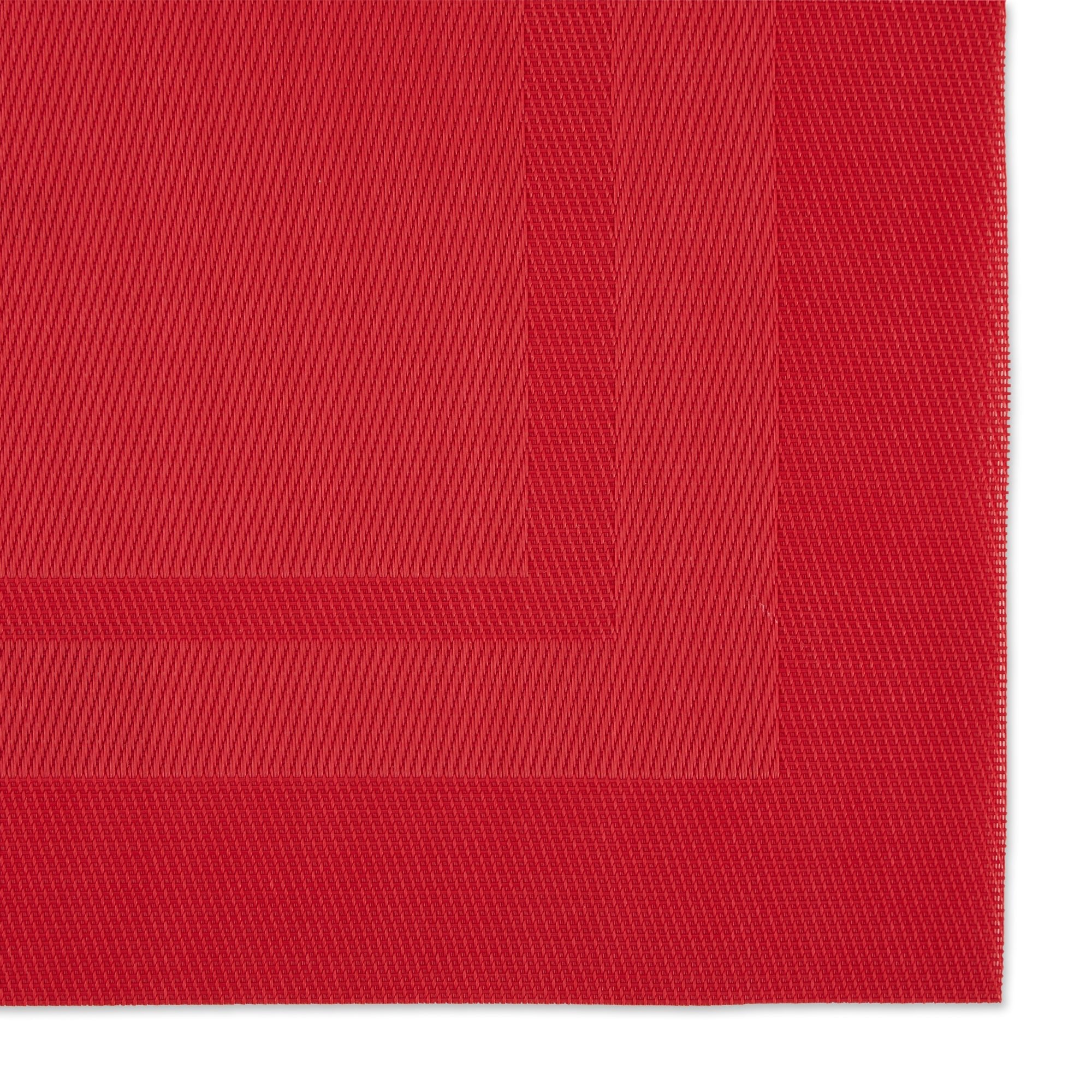 Tango Red Double Frame Placemats, Set of 6 - Placemats