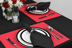 Tango Red Double Frame Placemats, Set of 6 - Placemats