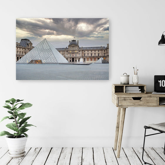 The Louvre Palace Museum II Canvas Giclee - Wall Art