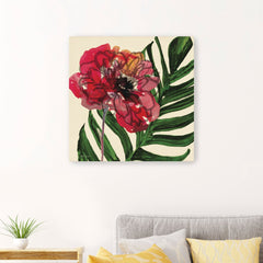 Tropical Floral 1 Canvas Giclee - Wall Art