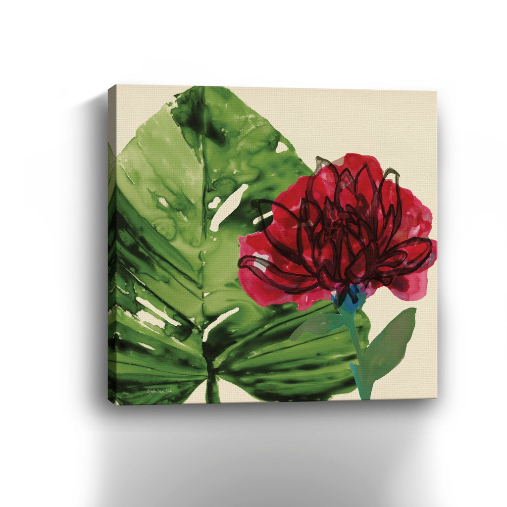 Tropical Floral 2 Canvas Giclee - Wall Art