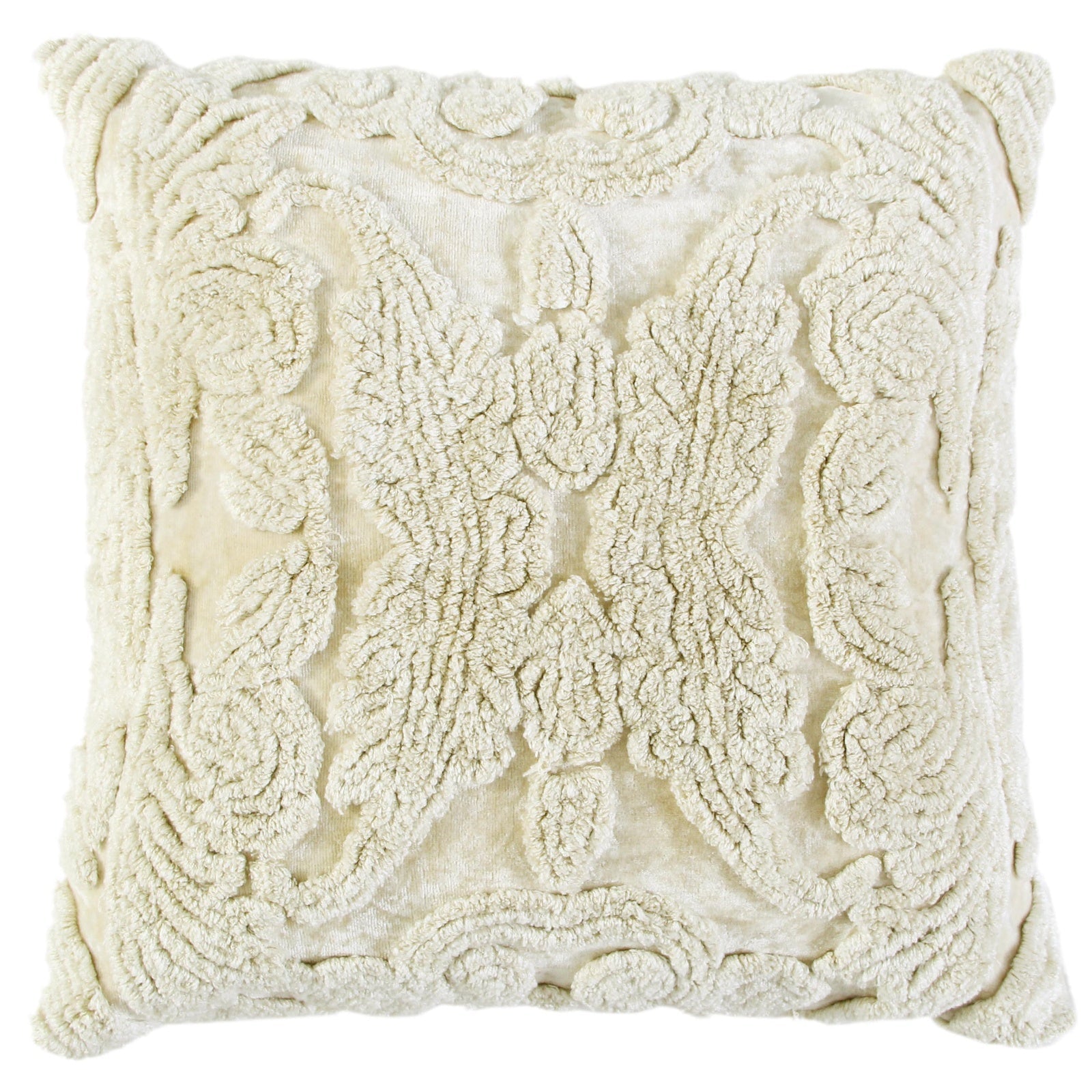 Tufted Velvet Butterfly Decorative Throw Pillow - Decorative Pillows