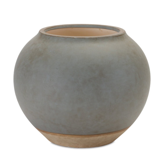 Two Tone Ceramic Vase 8.5" - Vases