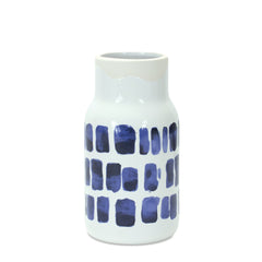 Two-tone Tie Dye Design Ceramic Vase, Set of 2 - Vases