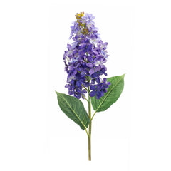 Variegated Purple Lilac Flower Stem, Set of 6 - Faux Florals