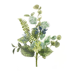 Varigated Foliage and Seed Spray (Set of 6) - Faux Florals