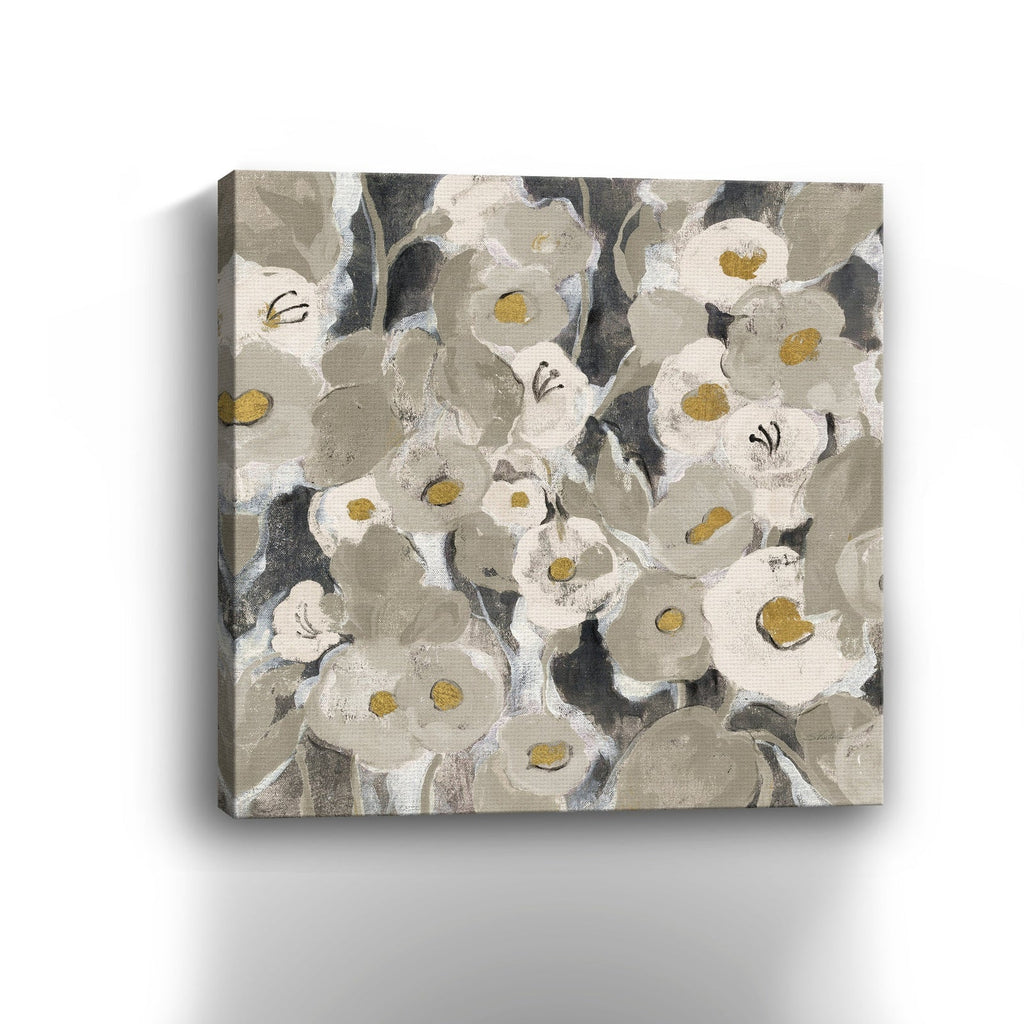 Velvety Florals Neutral II Canvas Giclee - Wall Art