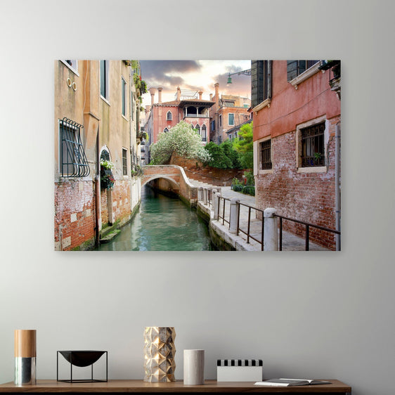 Venetian Canale #9 Canvas Giclee - Wall Art