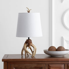 Vermont Antler Resin LED Table Lamp - Table Lamps