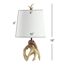 Vermont Antler Resin LED Table Lamp - Table Lamps