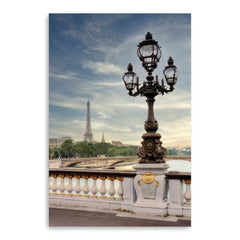 View of Eiffel Tower Canvas Giclee - Wall Art