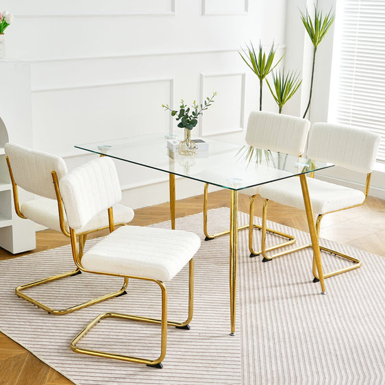 Vogue-Modern-Dining-Chair-with-Gold-Leg,-Set-of-4-Dining-Chairs