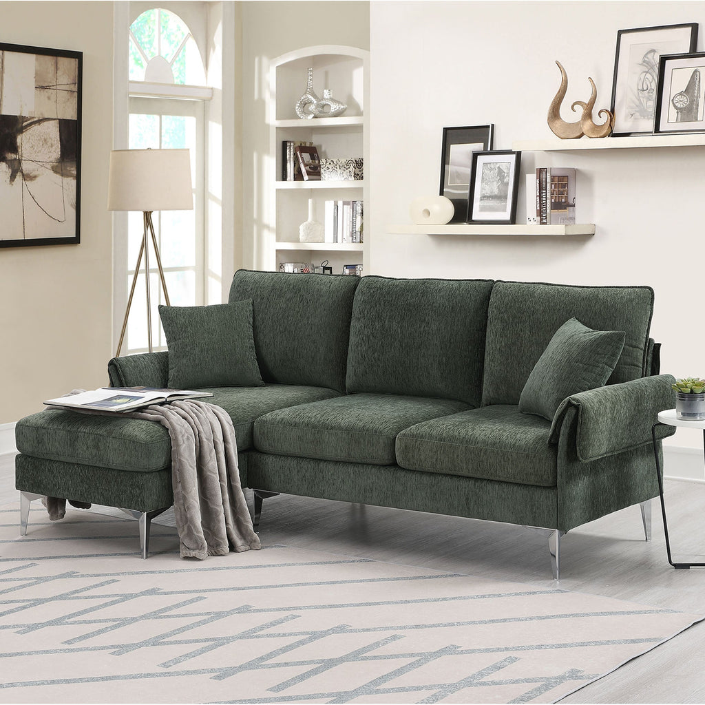 Warren L Shaped Sectional Sofa with Reversible Chaise - Sofas