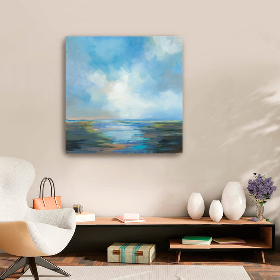 Watching the Sky Canvas Giclee - Wall Art