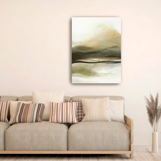 Watercolor Mountains II Canvas Giclee - Wall Art