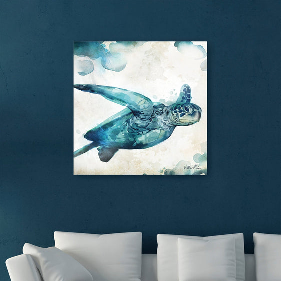 Watercolor Sea Creatures III Canvas Giclee - Wall Art