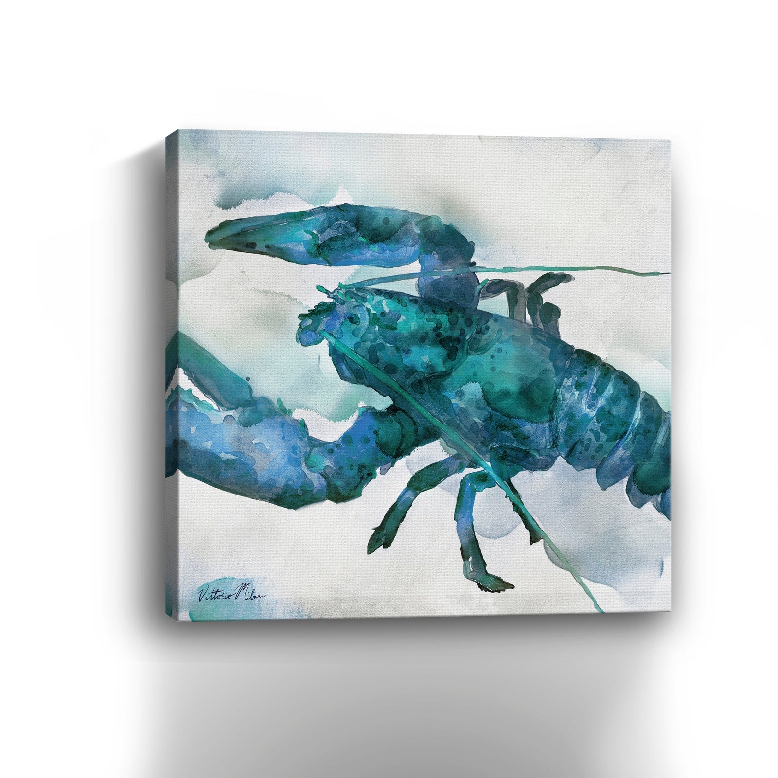 Watercolor Sea Creatures IV Canvas Giclee - Wall Art