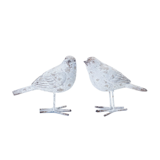 Weathered Bird Figurine (Set of 4) - Decor