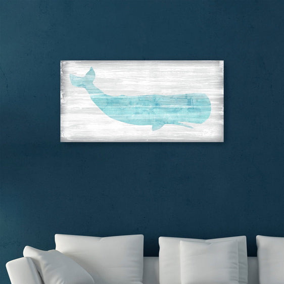Weathered Whale I Canvas Giclee - Wall Art