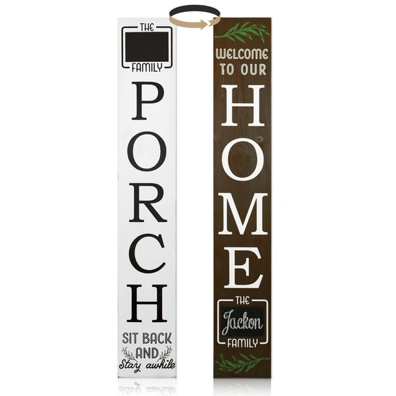 Welcome To Our Home/Porch Reversible Porch - Porch Sign