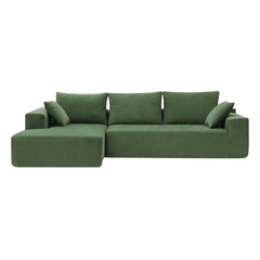 Wesley 2 Piece L Shaped Sectional Sofa with 2 Pillows - Sofas