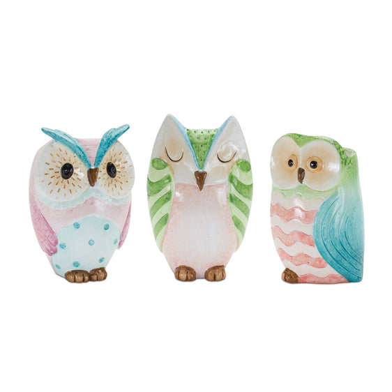 Whimsical Owl Planter (Set of 3) - Planters