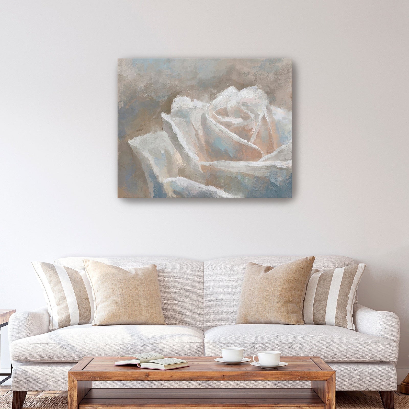 Whispering Whites Canvas Giclee - Wall Art