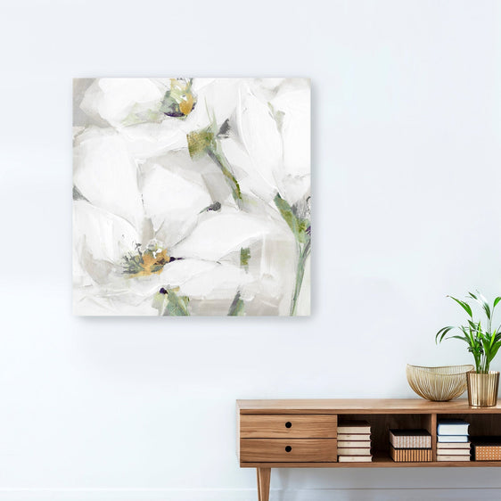 White Purity Canvas Giclee - Wall Art