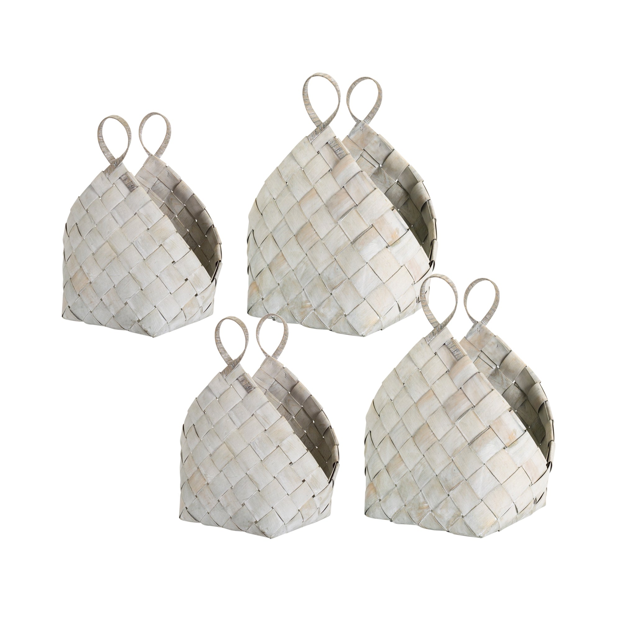 White-Woven-Metasequoia-Wood-Basket-with-Handles-(Set-of-4)-Decorative-Accessories