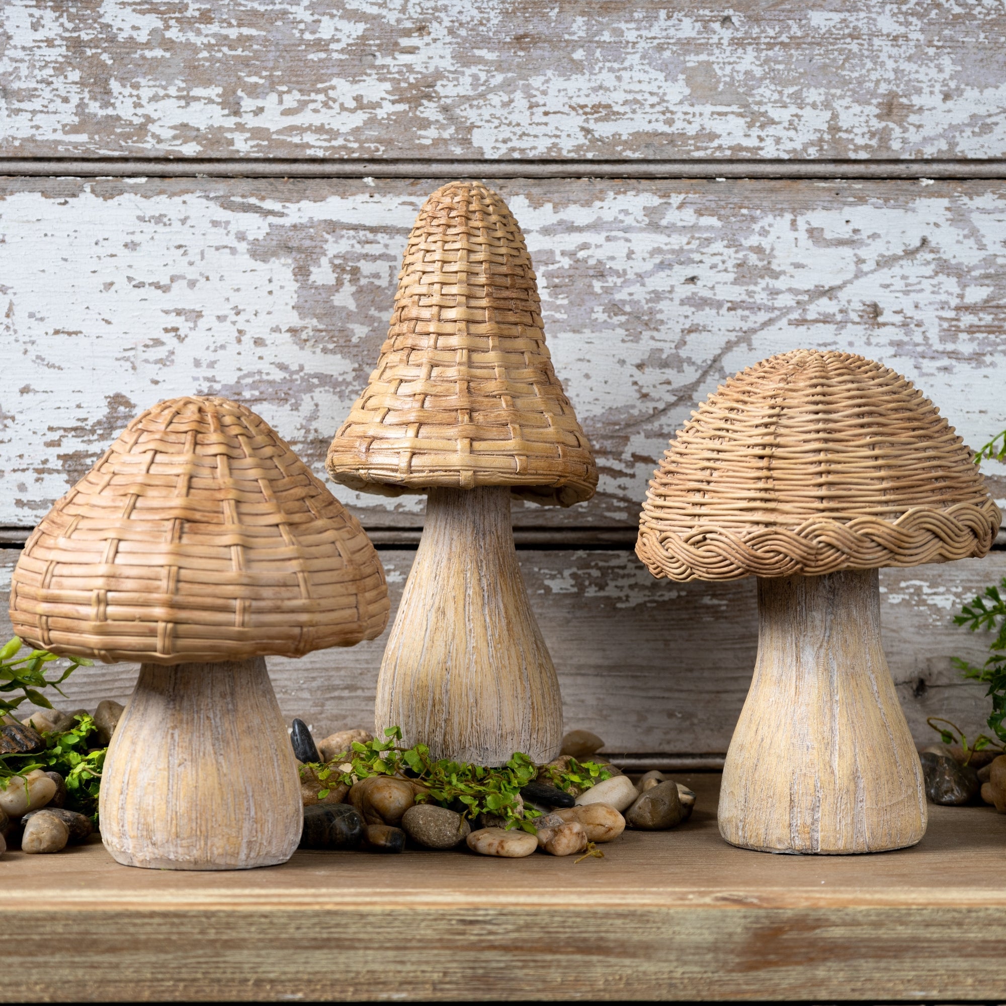 Wicker-Mushroom-Decor-(Set-of-3)-Decor