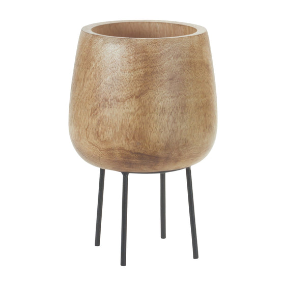 Wood Planter with Stand 12" - Planters