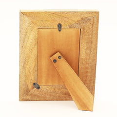 Wood Resin Photo Frame 5'' x 7'' - Natural - Frames