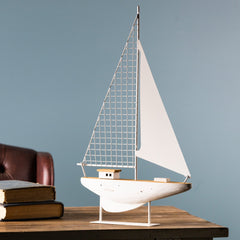 Wood Sailboat Sculpture (Set of 2) - Decorative Accessories