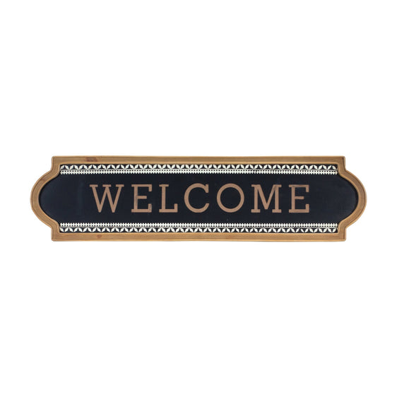 Wood Welcome Sign 35.5" - Wall Art