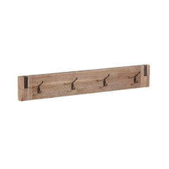 Woodstock Acacia Wood with Metal Coat Hook and Bench Set, Brushed Driftwood - Benches