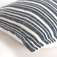 Woven 100% Cotton Stripe Pillow - Decorative Pillows