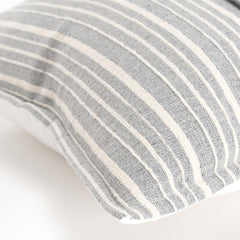 Woven 100% Cotton Stripe Pillow - Decorative Pillows
