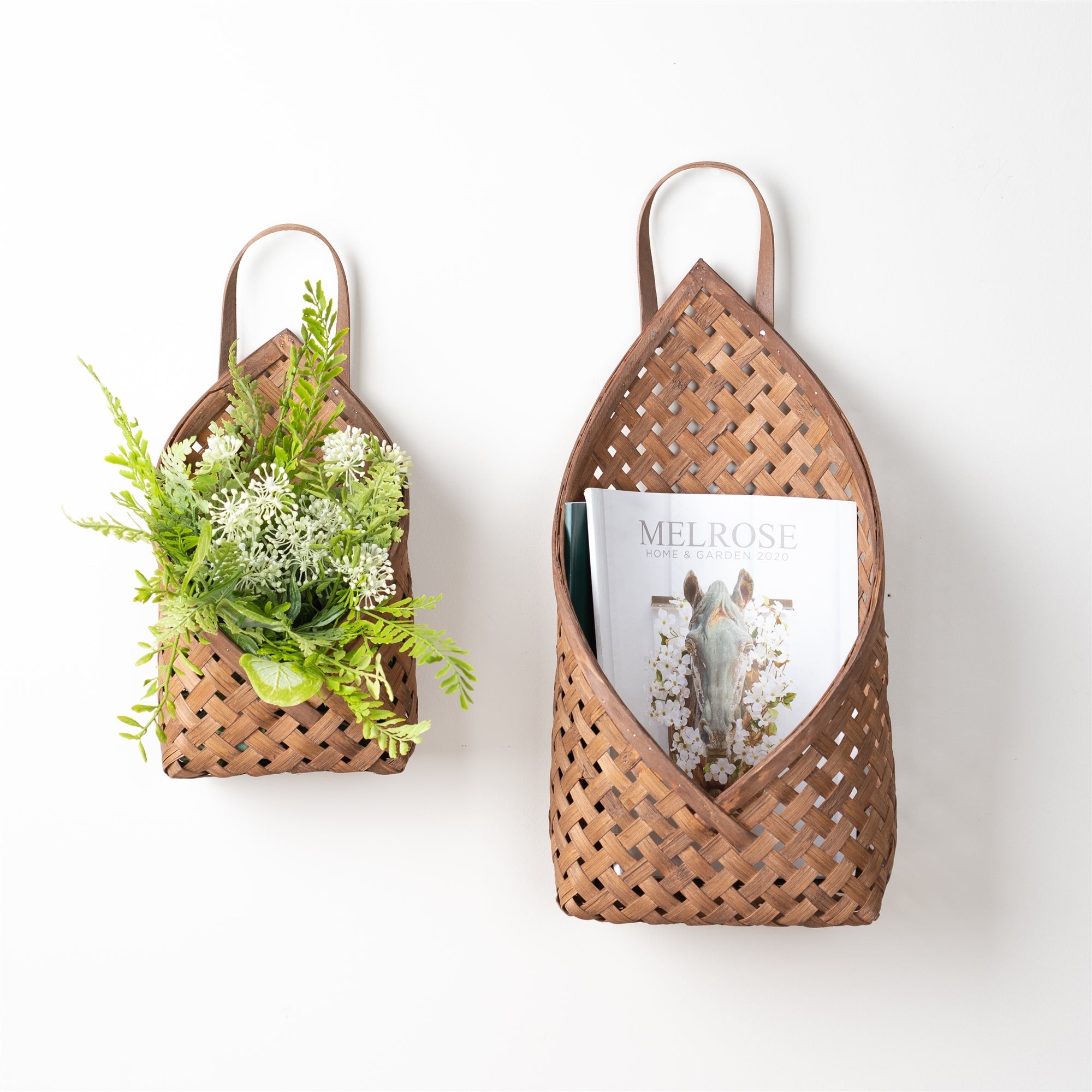 Woven-Bamboo-Basket-Wall-Pocket-(Set-of-2)-Decorative-Accessories