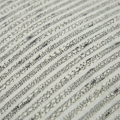 Woven Cotton Burlap Stripe Donny Osmond Decorative Throw Pillow - Decorative Pillows