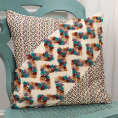 Woven-Cotton-Chevron-Decorative-Throw-Pillow-Decorative-Pillows